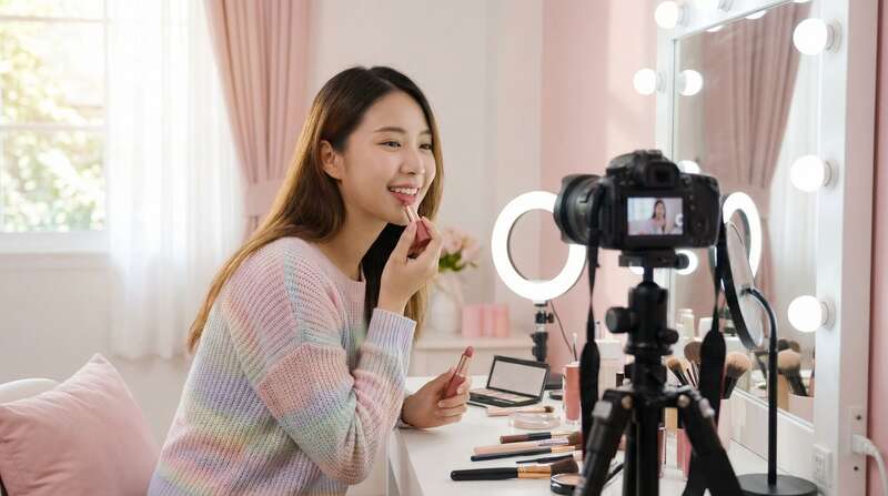 糖心vlog美妆视频教程